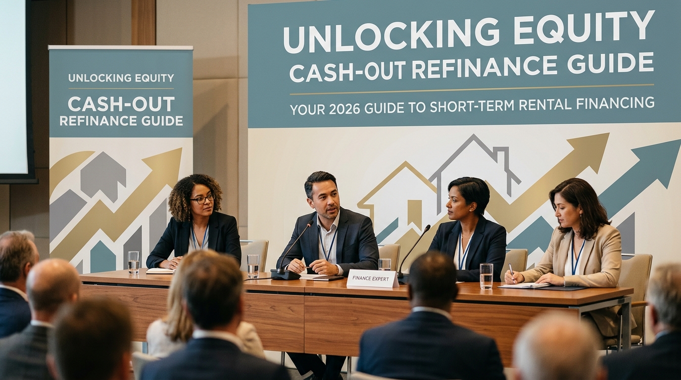 Illustration: Unlocking Equity: Your 2026 Guide to Cash-Out Refinance for Airbnb Properties